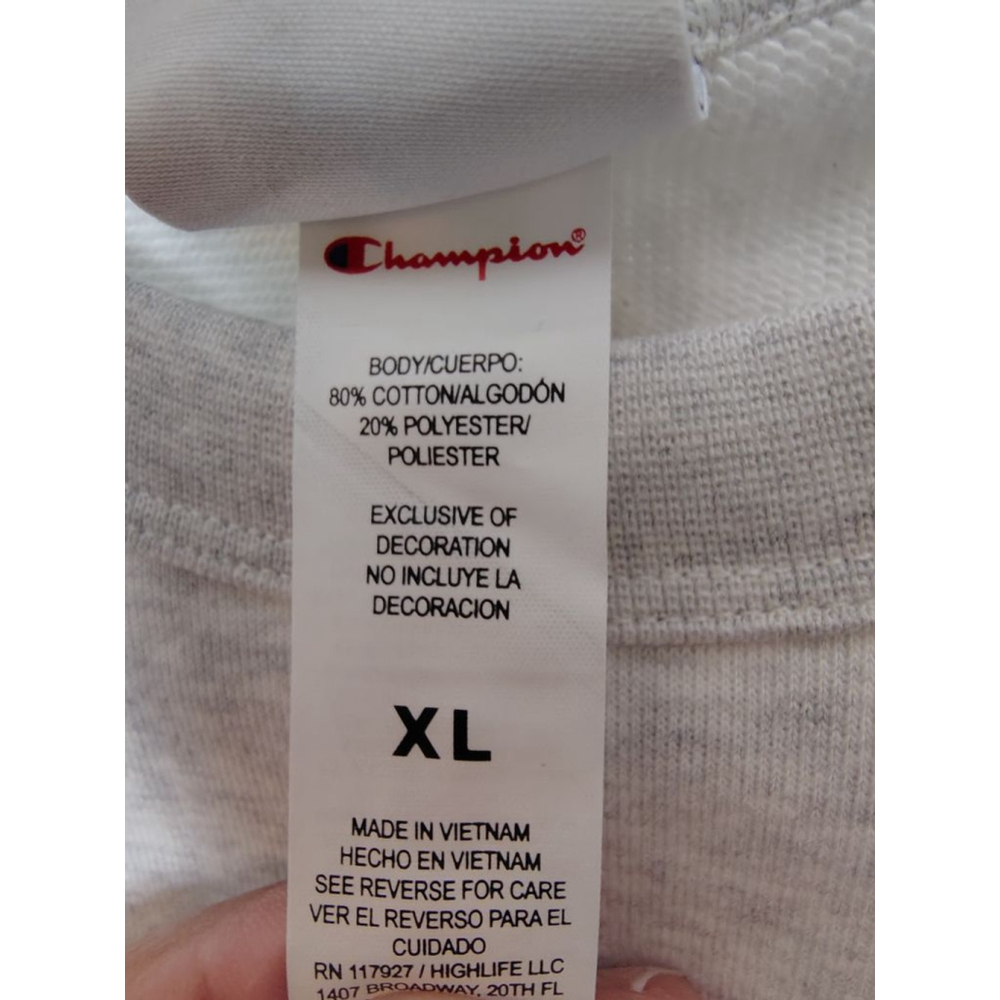 Champion Women's Cropped Crew Sweatshirt XL - Picture 10 of 12